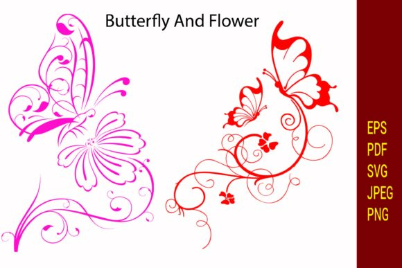 Butterfly on Flower Illustration: The Versatile Digital Art You Can Use Anywhere