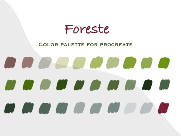 Foreste: The Art of Green in 30 Unique Shades