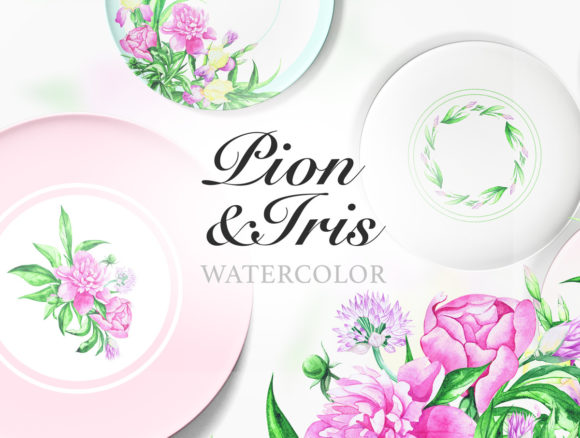Pions and Iris: A Unique Floral Design Resource