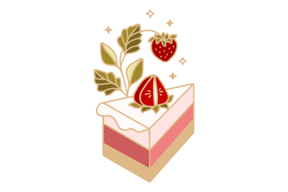The Art of Strawberry Cake Clipart: A Digital Resource for Creative Projects