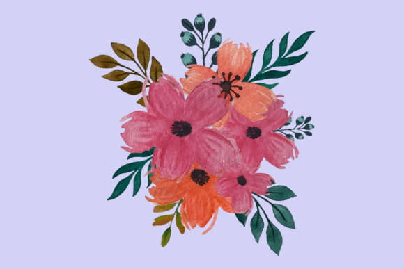 The Elegance of Watercolor Flower and Leaf Clipart: A Guide to Creative Enhancement
