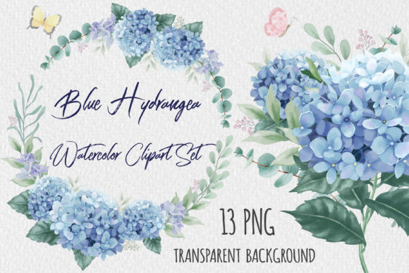 The Versatility of Watercolor Hydrangea Flowers Clipart