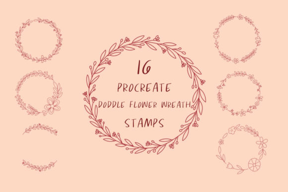 Unlock Creativity with Procreate Doodle Flower Wreath