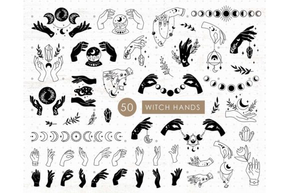 Witch Hands and Mystic Moon: A Design Toolkit for Modern Creators